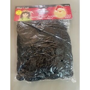 Fibre Craft Quick Curls Doll Hair Natural Look Easy To‎ Use Black Curly